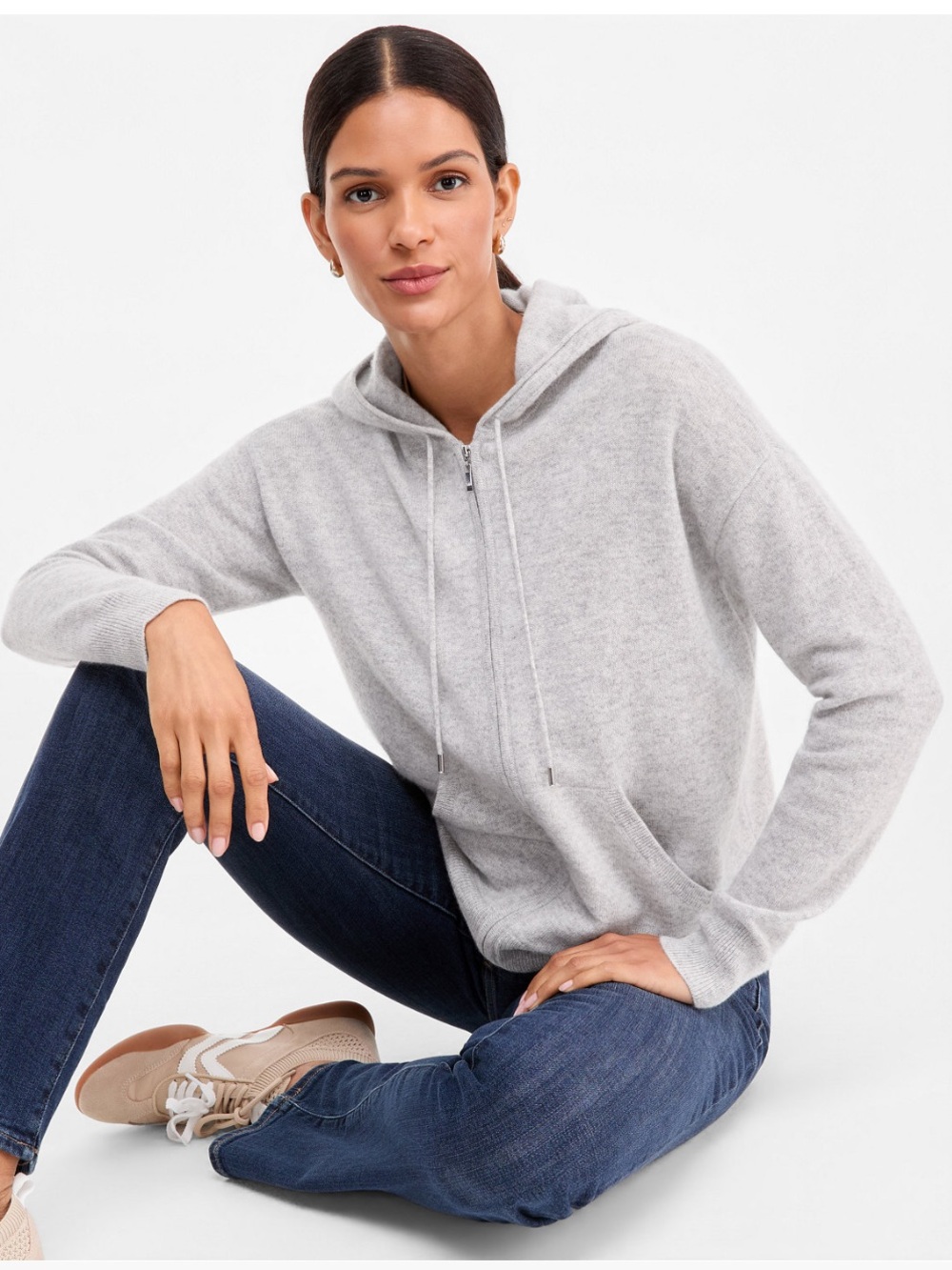 Charter Club Luxury Cashmere Zip Hoodie